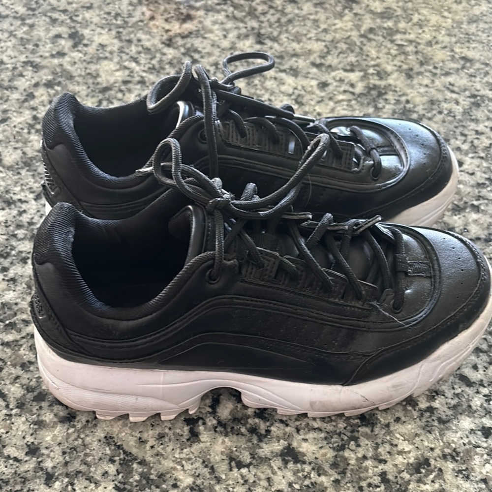 AVIA Black and White Athletic Sneakers